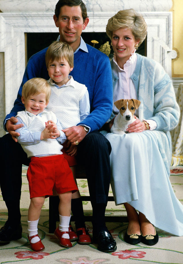 Princess Charles, Princess Diana, Prince William, Prince Harry